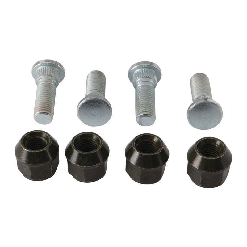 QuadBoss 02-08 Yamaha YFM660 Grizzly 4x4 Front/Rear Wheel Stud & Nut Kit