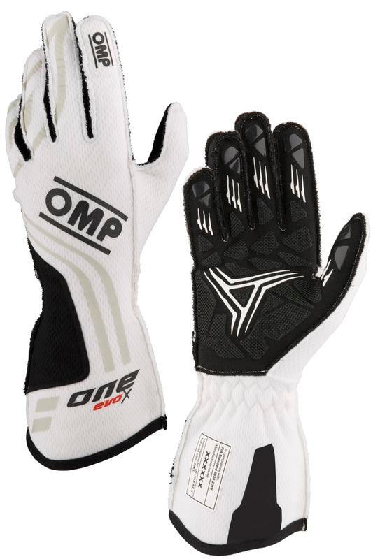 OMP ONE EVO-X MY24 GLOVES FIA 8856-2018 RED SZ XS