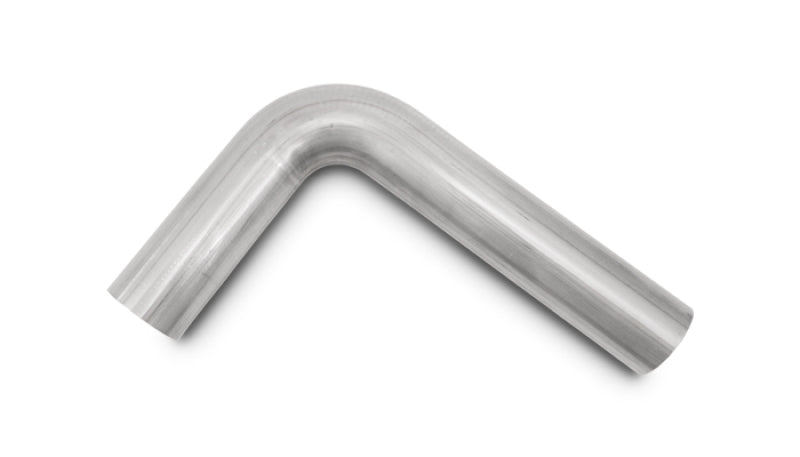 Vibrant 2.75in O.D. T304 SS 90 deg Mandrel Bend 4in x 12in leg lengths (2.75in Centerline Radius)