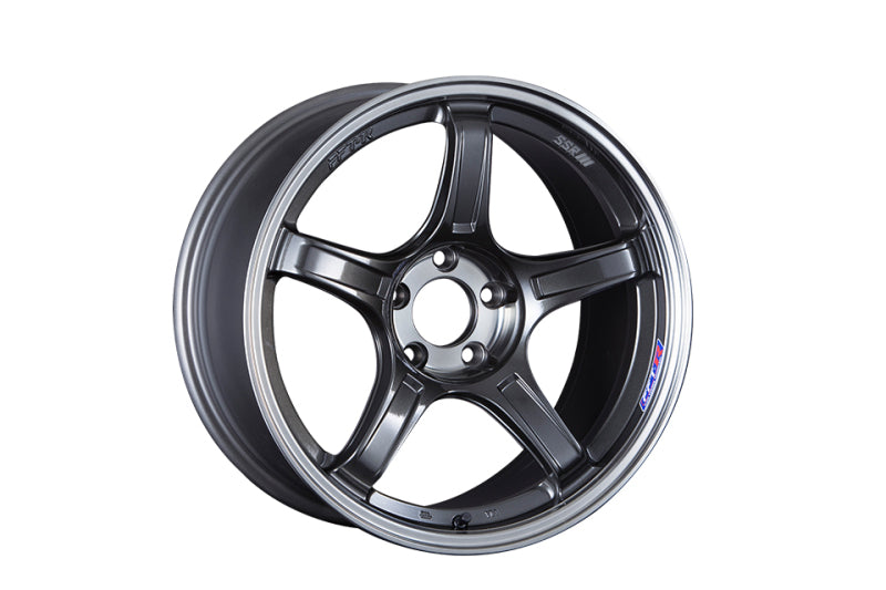 SSR GTX03 18x7.5 5x100 48mm Offset Black Graphite Wheel
