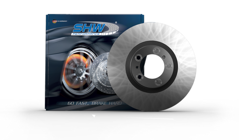 SHW 16-19 Volkswagen GTI 2.0L Rear Smooth Monobloc Brake Rotor (5Q0615601E)