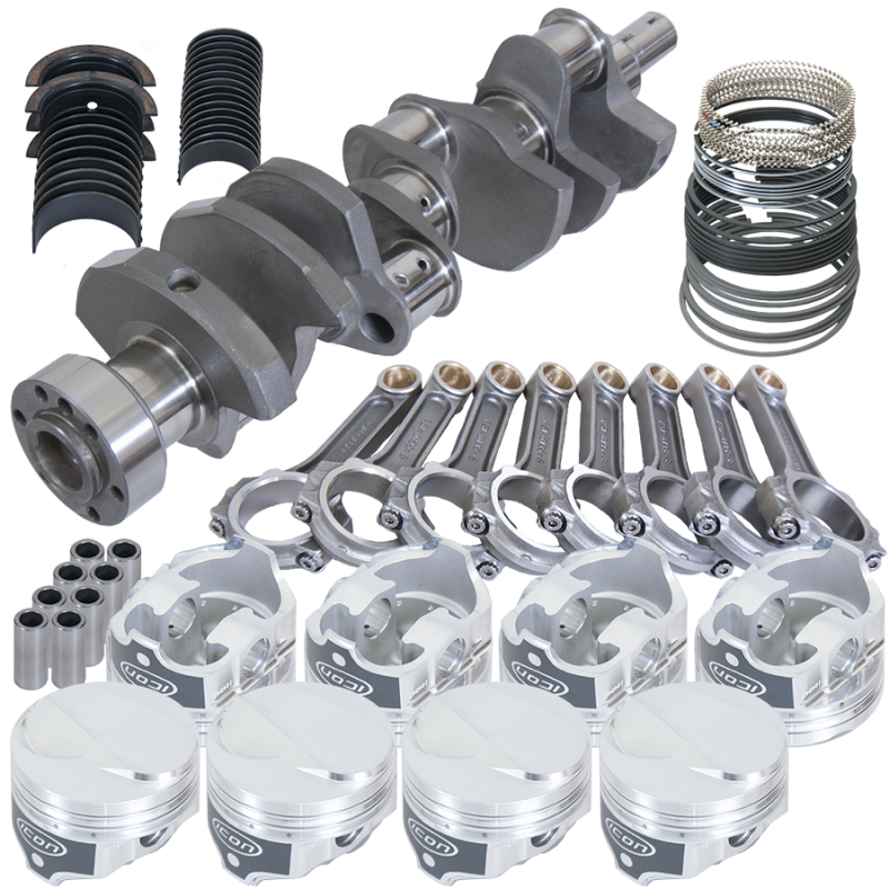 Eagle Chevy 454 1Pc 4.000in Crank 6.135in I-Beam Rods 18cc Dome 4.310in Pistons Rotating Assembly