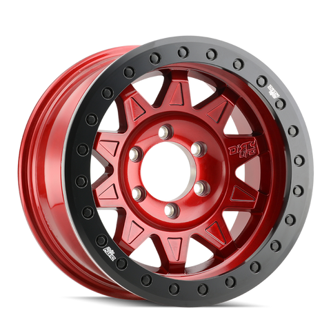 Dirty Life 9302 Roadkill Race 17x9/5x127 BP/-14mm Offset/71.5mm Hub Crimson Candy Red Wheel Beadlock