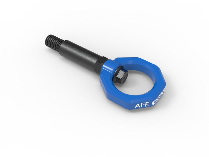 aFe Control Front Tow Hook Blue BMW F-Chassis 2/3/4/M