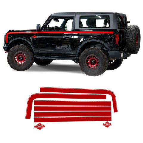 IAG BOSS Style Vinyl Stripe Kit 2 Door