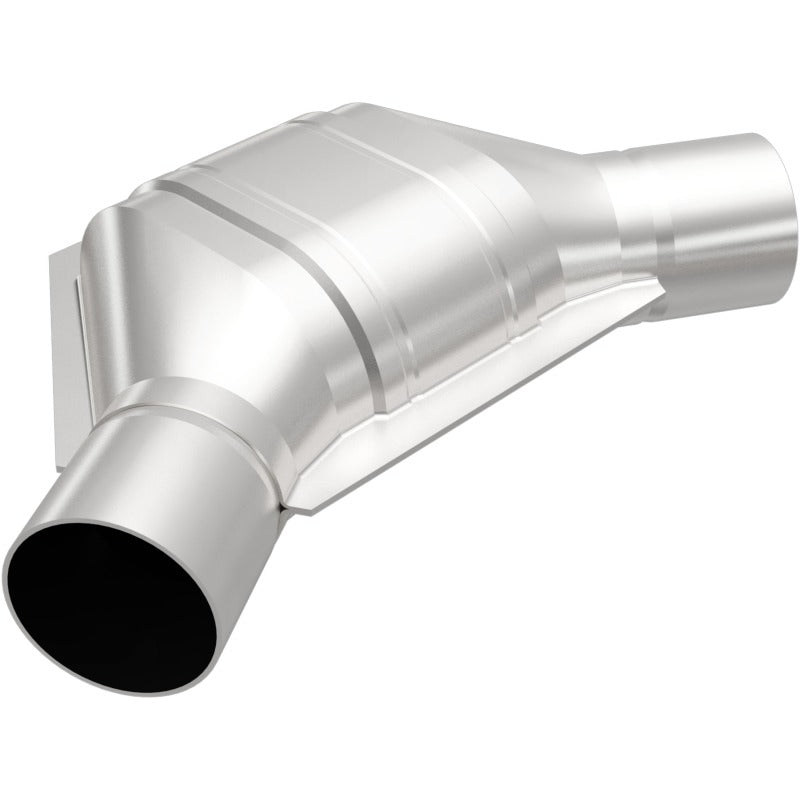 MagnaFlow Universal Catalytic Converter 2.25 Angled In/Out Front CA