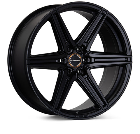 Vossen HF6-2 20x9.5 / 6x139.7 / ET15 / 106.1 / Deep - Satin Black Wheel