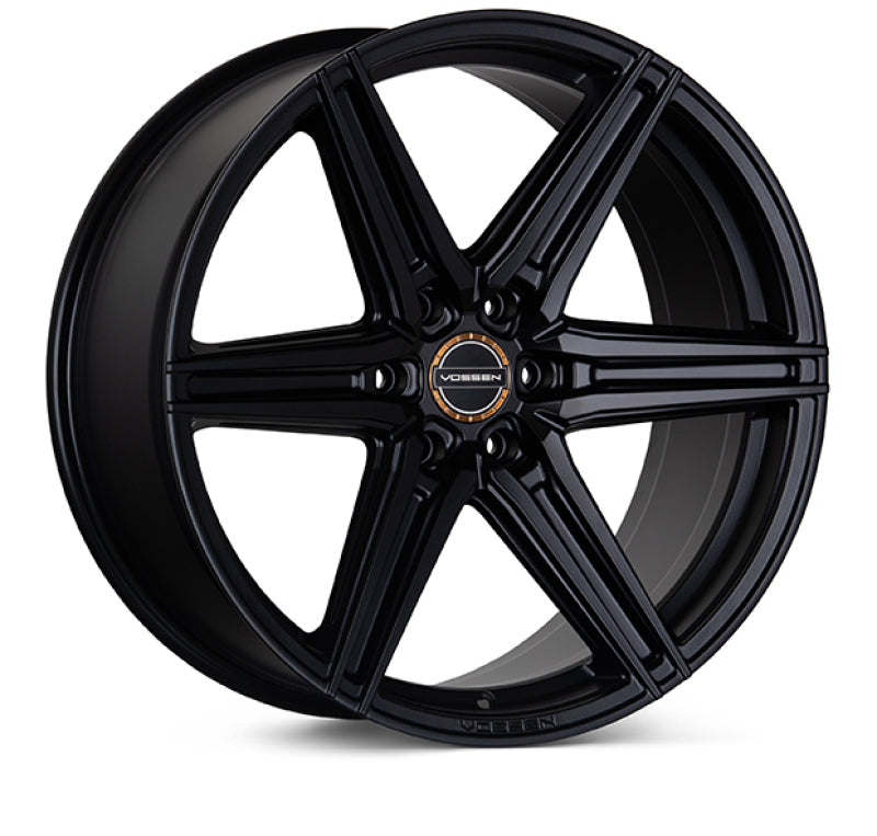 Vossen HF6-2 24x10 / 6x135 / ET25 / 87.1 / Deep - Satin Black Wheel