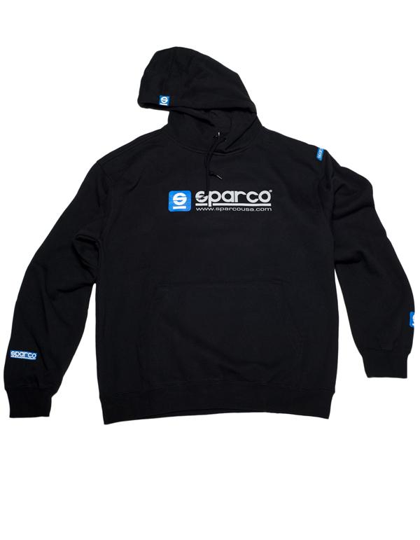 Sparco Sweatshirt Hooded WWW White MED