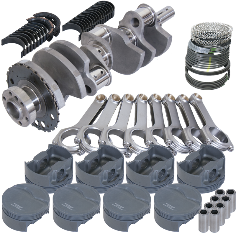 Eagle Chevy LS3 4.000in Crank 24 Tth Reluctor 6.125in H-Beam -14cc 4.075in Pistons Rotating Assembly