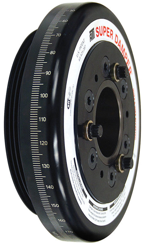 ATI Damper - 7.074in - Alum - Honda D - 4 Grv Rear Aluminum Pulley - 10 Percent Underdrive