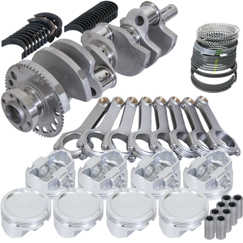Eagle Chevy LS 4.8/5.3 4.000in Crank 58 Tth Rlctor 6.125in H-Beam 3.820in Pistons Rotating Assembly