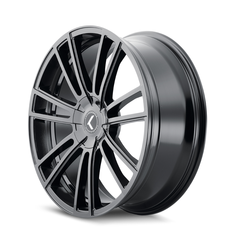 Kraze KR183 Spectra 18x8 / 5x112/120 BP / 40mm Offset / 74.1mm Hub Gloss Black Wheel