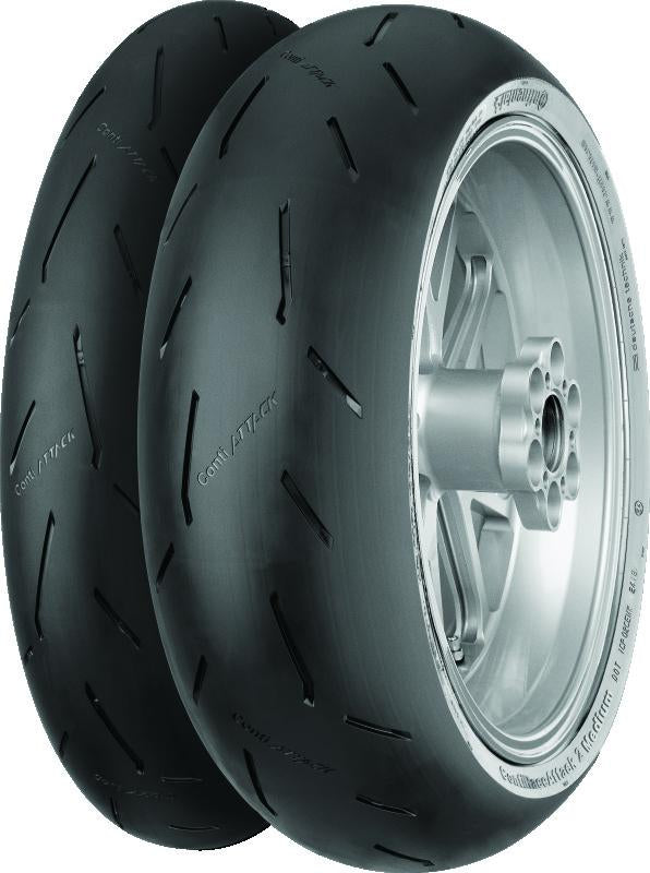Continental ContiRaceAttack 2 Soft - 120/70 ZR17 M/C 58W TL Front