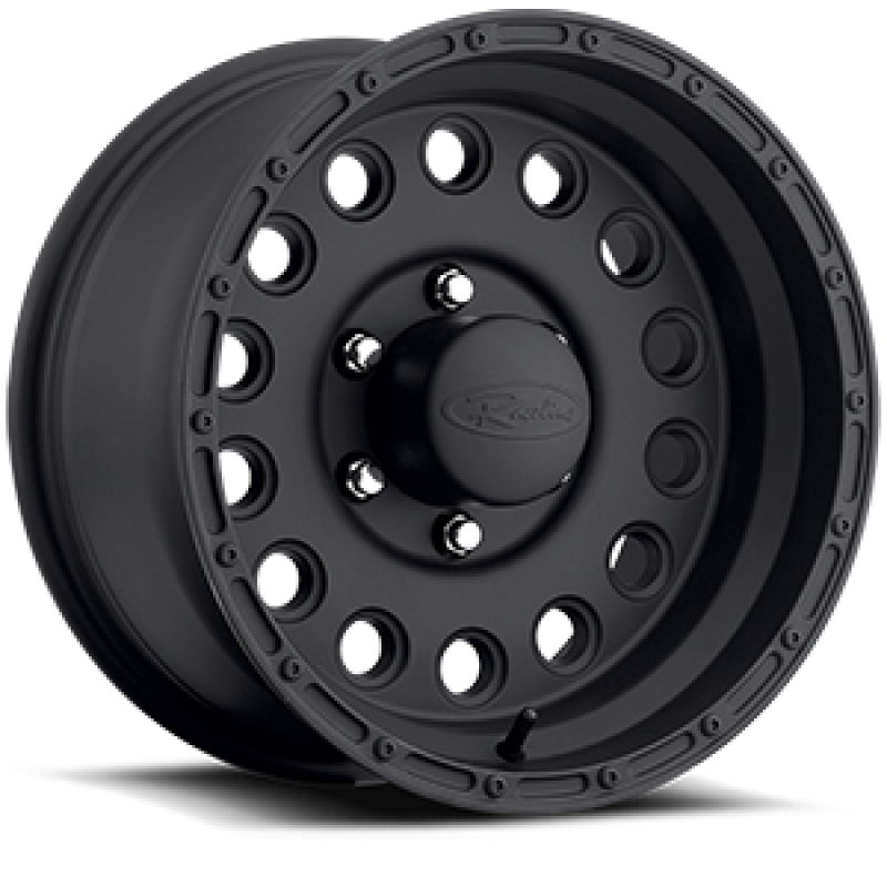 Raceline 887B Rock Crusher 16x8in / 5x139.7 BP / -20mm Offset / 107.95mm Bore - Satin Black Wheel