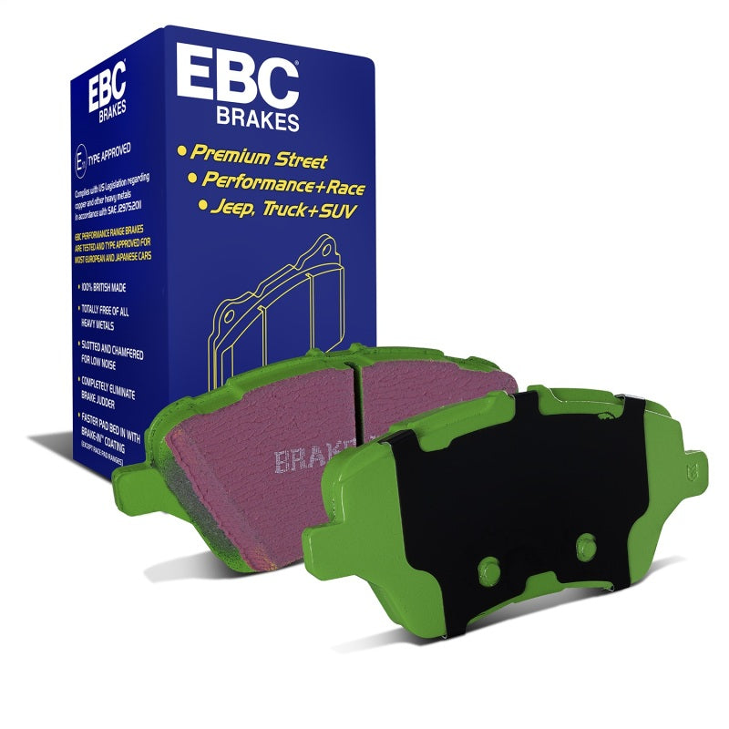 EBC 13+ Ford Fiesta 1.6 Turbo ST Greenstuff Front Brake Pads