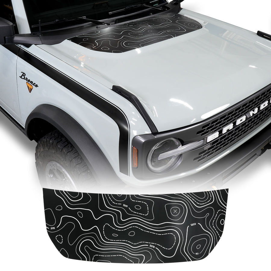 IAG Off-Road Hood Graphic - Topograph