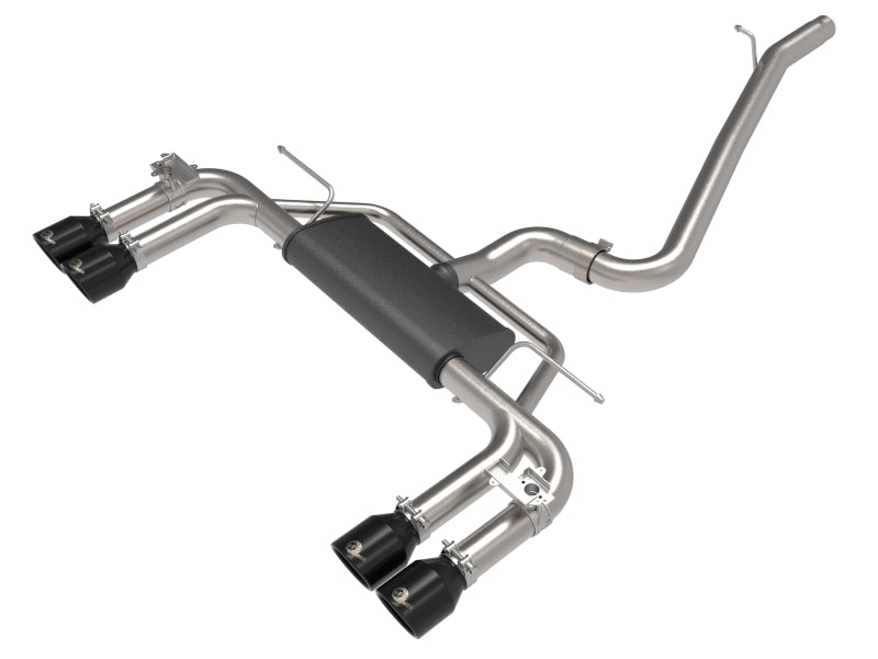 aFe MACH Force XP 3in-2.5in 304SS Exhaust Cat-Back 15-20 Audi S3 L4-2.0L (t) - Black Tips