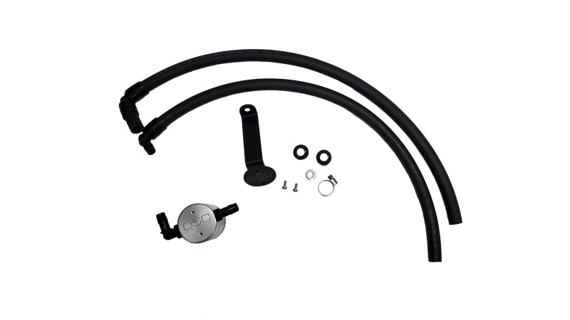 J&L 22-25 Toyota Tundra, 23-25 Sequoia 3.5L Turbo Oil Separator 3.0 Driver Side - Clear Anodized