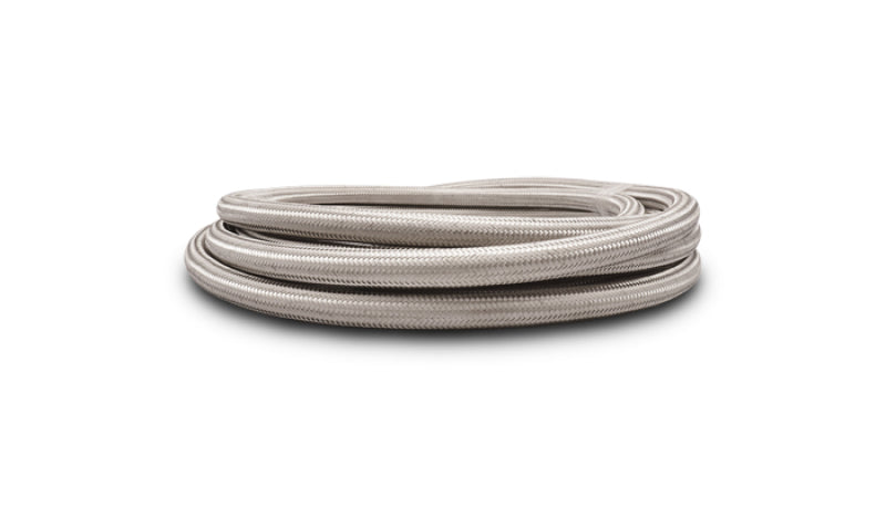 Vibrant SS Braided Flex Hose with PTFE Liner -10 AN (5 foot roll)