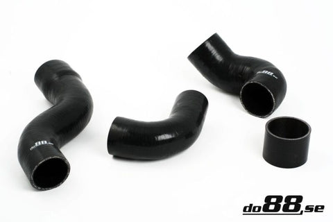 do88 Volvo 700/900 Turbo (w/o AC) Pressure Hoses Black