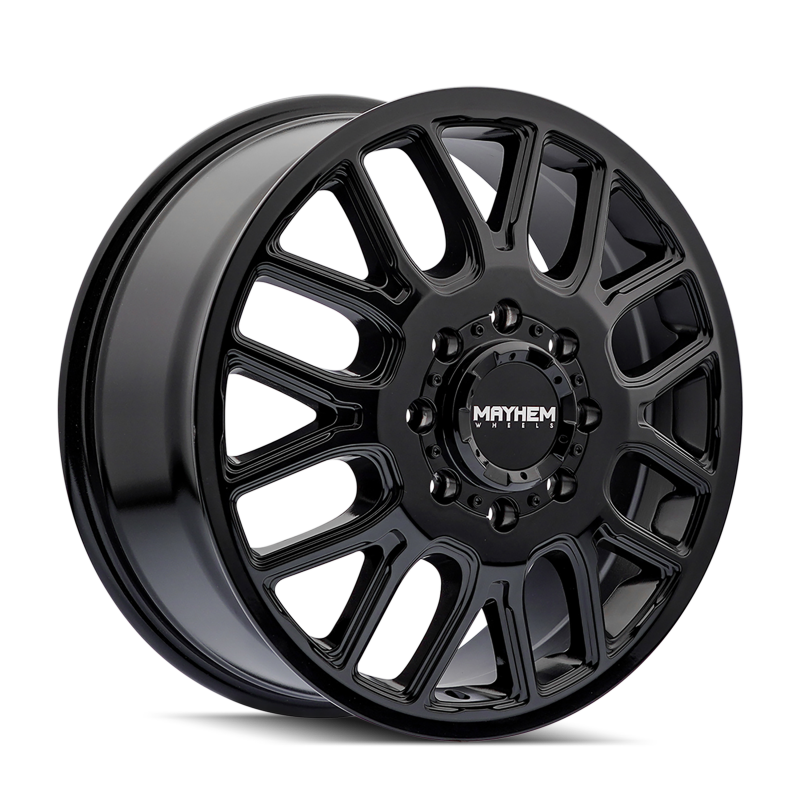 Mayhem 8107D Cogent Dually 20x8.25 / 8x165.1 BP / 115mm Offset / 121.3mm Hub Gloss Black Wheel