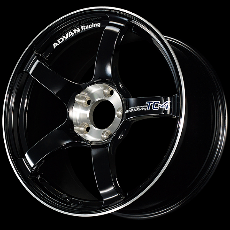 Advan TC-4 SE 18x9.5 / +35 Offset / 5x114.3 / 73mm Bore / Racing Gloss Black and Diamond Cut