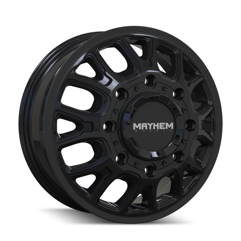 Mayhem 8107D Cogent Dually 17x6.5 8x200 BP 125mm Offset 142mm Bore Gloss Black