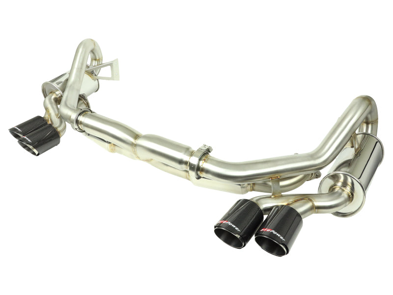 aFe MACH Force XP 12-16 Porsche 911 Carrera H6-3.8L SS-304 Cat-Back Exhaust w/Carbon Fiber Tips