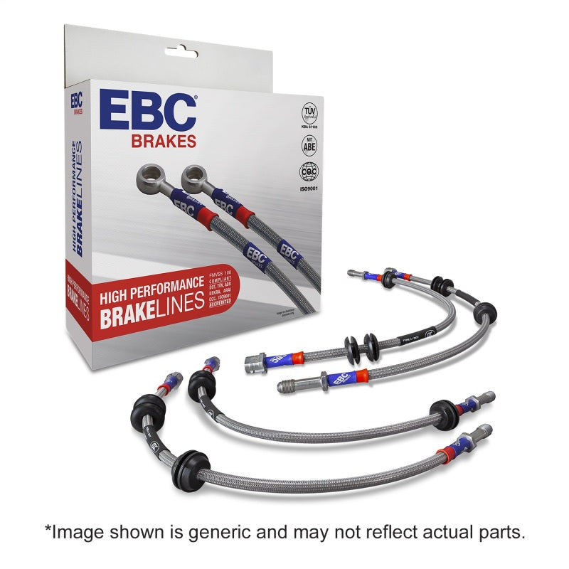 EBC 2018+ Subaru WRX STI 2.5T Stainless Steel Brake Line Kit