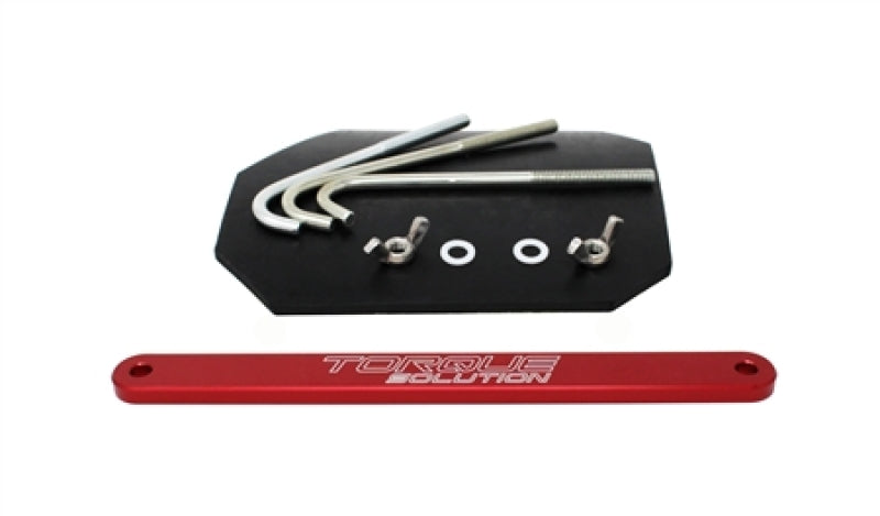 Torque Solution 02-07 Subaru WRX / 04-07 STi Small Battery Tie Down - Red
