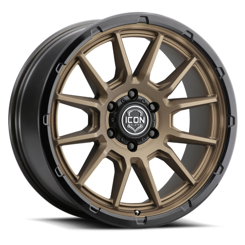 ICON Alloys Cajon 20x9 / 6x135 / 16mm / 5.625in BS Satin Bronze Wheel w/ GB Lip