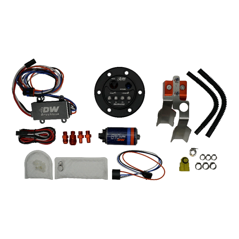 DeatschWerks X2 Pump Hanger w/ 810lph Brushless Fuel pump for 92-00 Honda Civic
