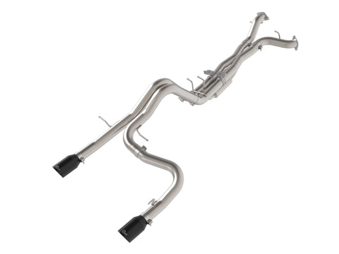 aFe 22-26 Ford Bronco V6 3.0L (tt) Vulcan Series 3in 304SS Cat-Back Exhaust System w/ Black Tips