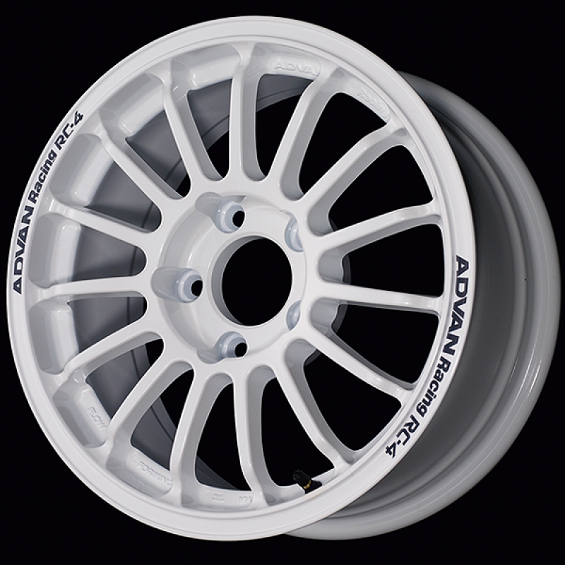 Advan RC-4 15x6.5 / +38 Offset / 4x100 / 63mm Bore / Rally White