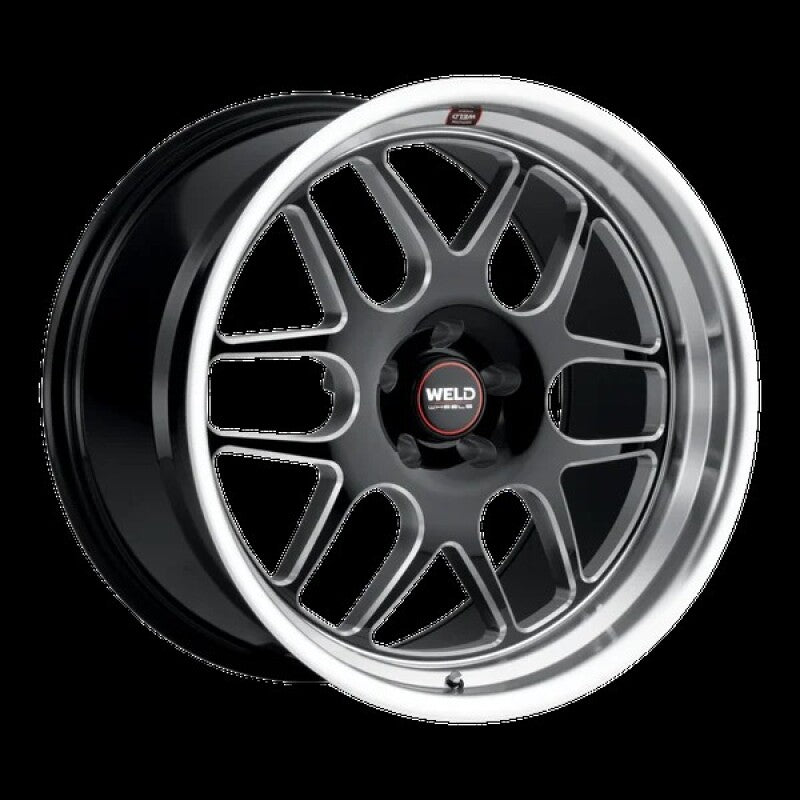 Weld Solana 18x9.5 / 5x120.65 BP / ET50 / 70.3mm Bore - Gloss Black MIL DIA Wheel