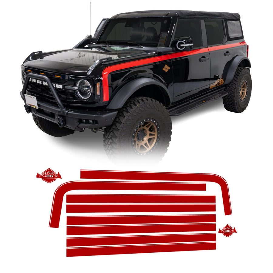 IAG BOSS Style Vinyl Stripe Kit 4 Door