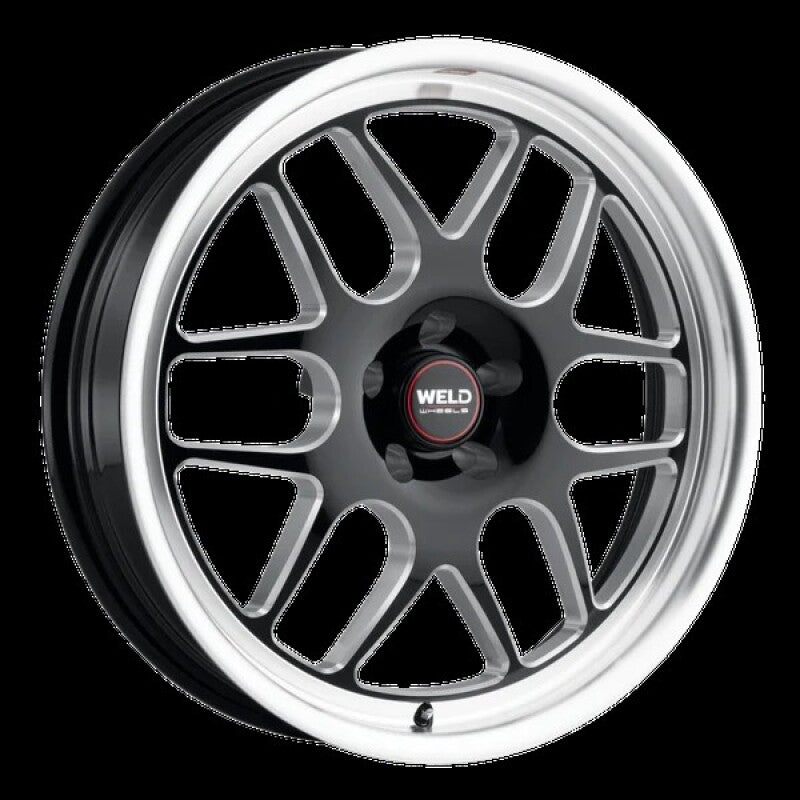 Weld Solana Drag 17x5 / 6x135 BP / ET-7 / 87.1mm Bore - Gloss Black MIL DIA Wheel