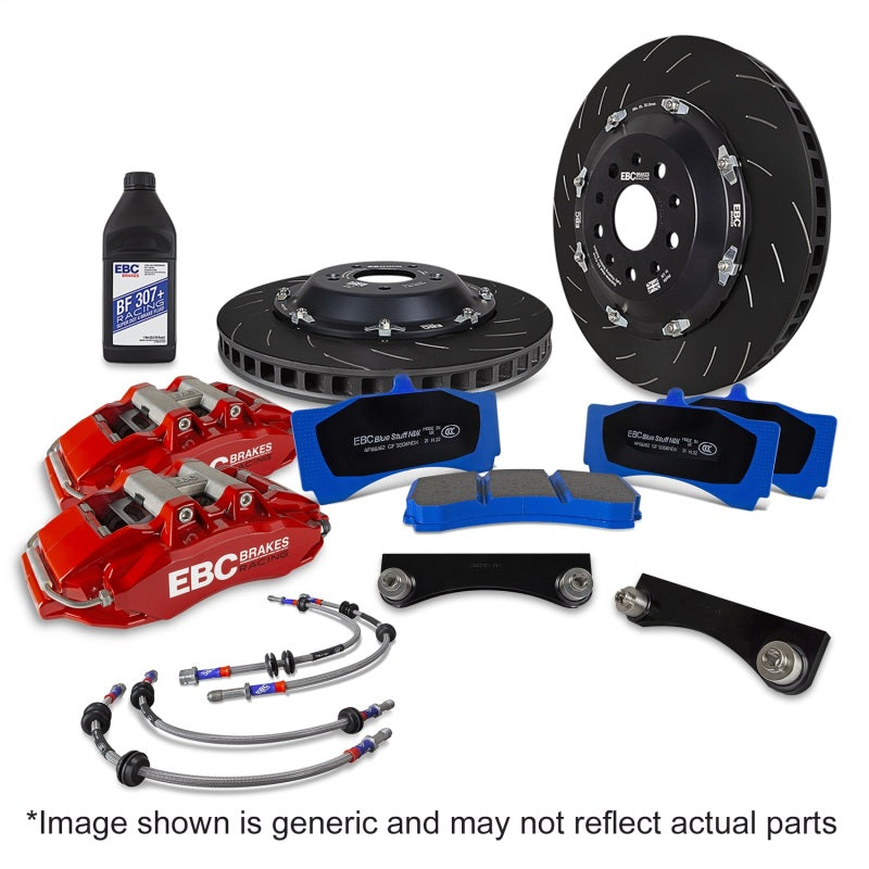 EBC Racing 2019+ BMW M235i (F44) Red 6 Piston Apollo Calipers 355mm Rotors Front Big Brake Kit