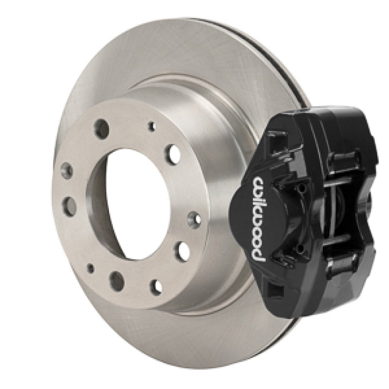 Wilwood 69-83 Porsche 911 D31 11.42in. Rear Brake Kit w/ Flex Lines - Black