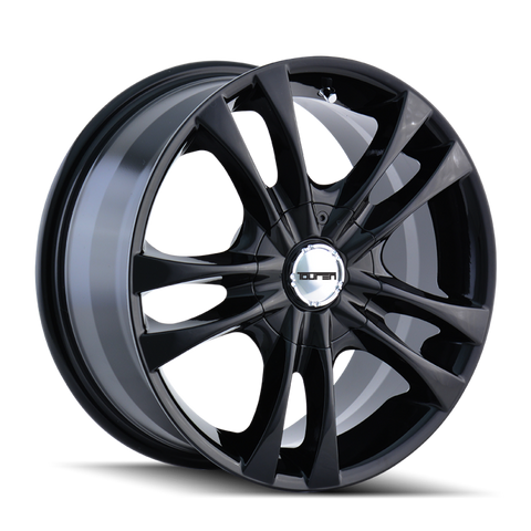 Touren 3222 TR22 17x7 / 5x100/114.3 BP / 40mm Offset / 72.62mm Hub Gloss Black Wheel