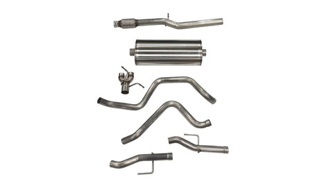 Corsa 2019-2025 Chevy Silverado 5.3L Crew Cab 3in Cat-Back Dual Rear Exit w/ Polished Tip