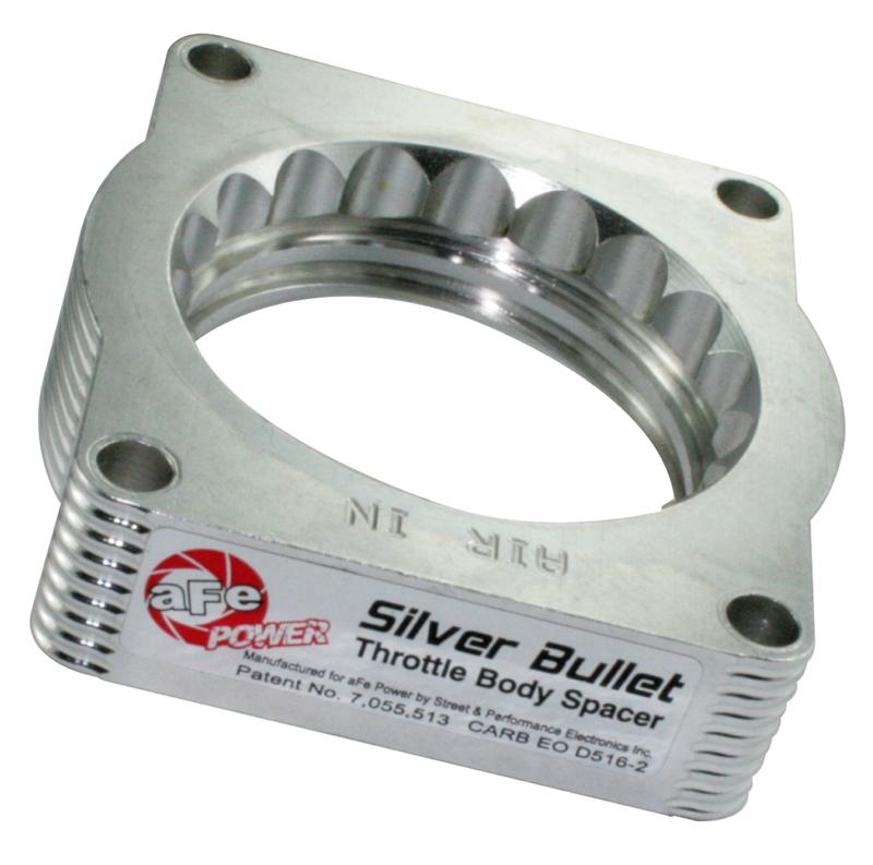 aFe Silver Bullet Throttle Body Spacers TBS Ford Mustang 05-07 V6-4.0L