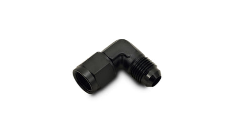 Vibrant -12AN Female to -12AN Male 90 Degree Swivel Adapter Fitting