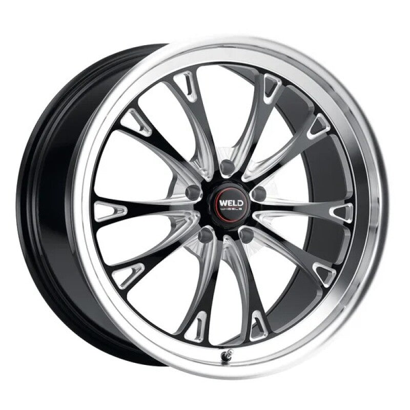 Weld S157 18X12 Belmont Drag 5X120 ET52 BS8.50 Gloss Black MIL Dia 78.1