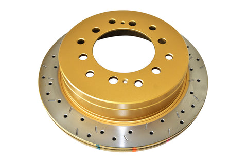DBA Toyota Cruiser Rear Drilled & Slotted 4000 Series Rotor