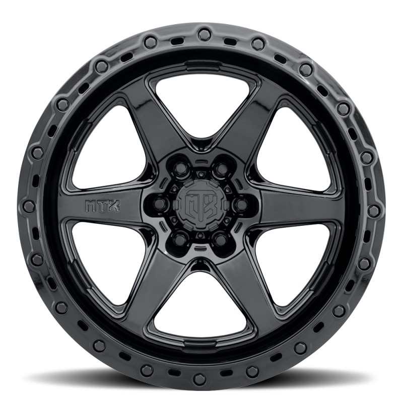 MTX Spitfire 6 Gloss Black 17x9in / 6x139.7 BP / -38mm Offset / 106.1mm Bore