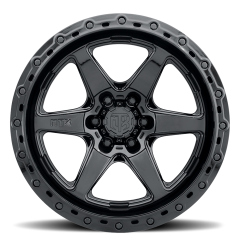 MTX Spitfire 6 Gloss Black 17x9in / 6x139.7 BP / 19mm Offset / 106.1mm Bore