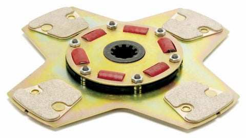 McLeod Disc Racing Only Sprung Hub Flat 4 Paddle 10.5in X 1-1/8 X 10 Spline
