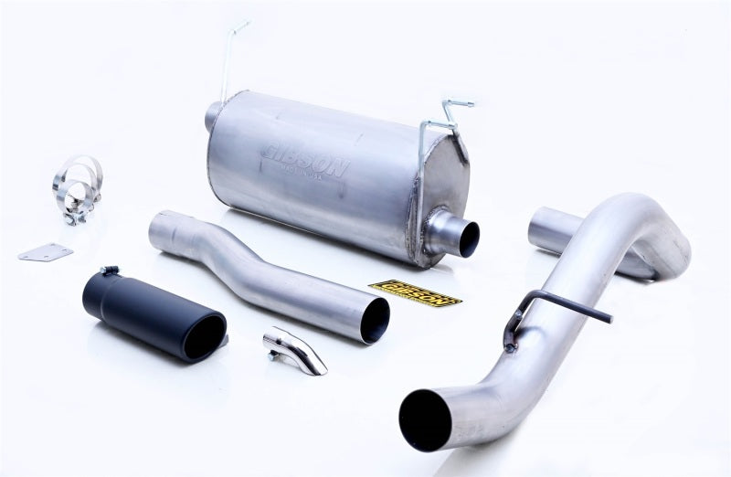 Gibson 16-25 Ford Class A Motorhome/F53 Chassis 6.8L V10 RV Power Cat-Back Exhaust (Black Tip)
